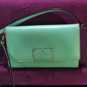 Kate Spade teal crossbody